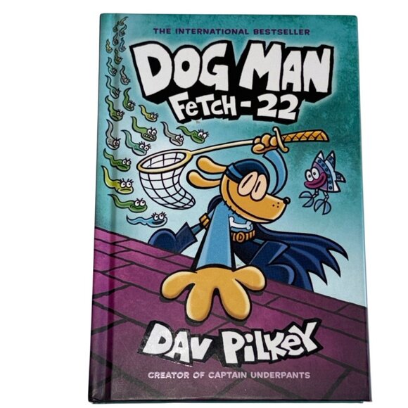 Dog Man Fetch 22 Graphic Novel Written By Dav Pilkey-Hardcover-GUC - Picture 1 of 4